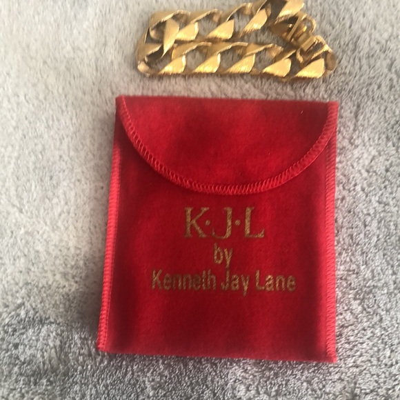 Gold tone chain bracelet - Picture 5 of 9